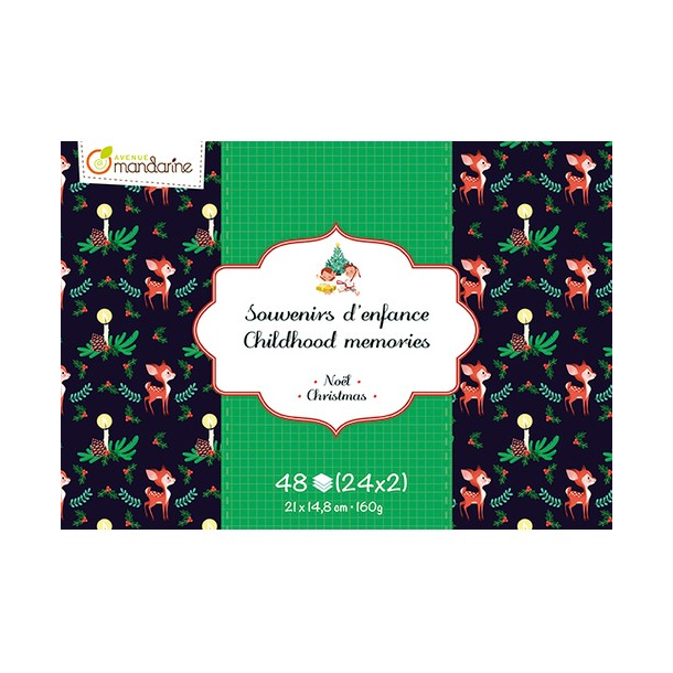 Avenue Mandarine Dobbeltsidet papir, Christmas