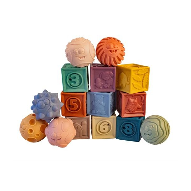 Babymassage st med stableklodser 15 stk. 