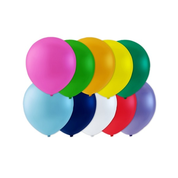 Balloner med blandede farver 26 cm