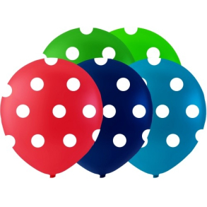 Balloner med prikker 26 cm
