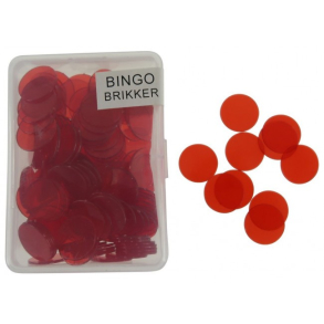 Banko brikker rd, 100 stk.