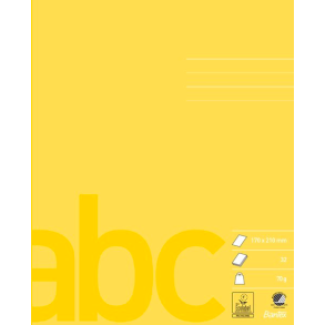 Bantex skolehfte, ulinjeret