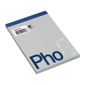 Bantex toplimet blok, A4, 100 blade, kvadreret