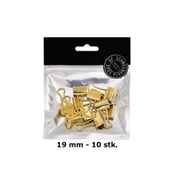 Binderclips - guld