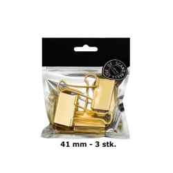 Binderclips - guld