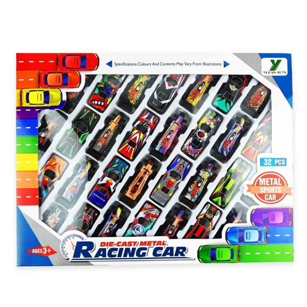 Blandet metal biler, 32 stk. 
