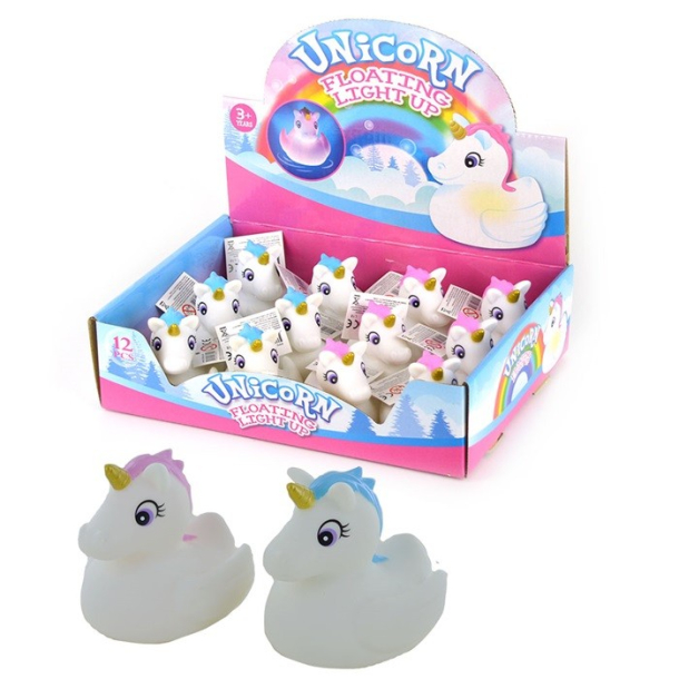 Blinkende enhjrning, pink