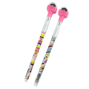 Blyant m. stifter og stempel i toppen