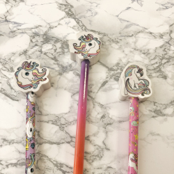 Blyant m. viskelder, Enhjrning