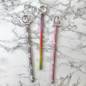 Blyant m. viskelder, Enhjrning