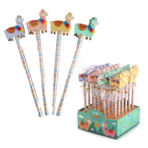 Blyant m. viskelder Lama