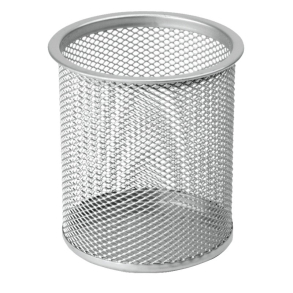 Blyantholder rund metal, slv