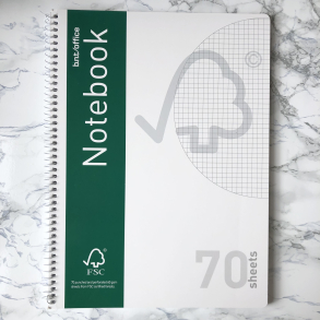 BNT Kollegieblok A4, 70 blade, kvadreret