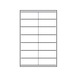 BNT selvklbende etiketter, 4,1x10,5 cm, 100 stk.