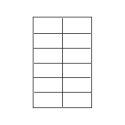 BNT selvklbende etiketter, 4,8x10,5 cm, 100 stk.