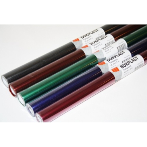 Bogbind trans. plast, 45*200 cm, RD