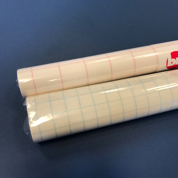 Bogbind trans. plast, selvklbende, 33cm x 2m.