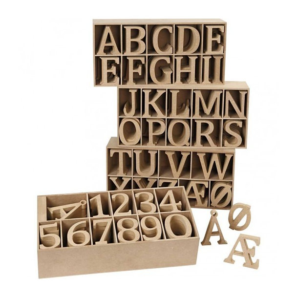 Bogstaver MDF