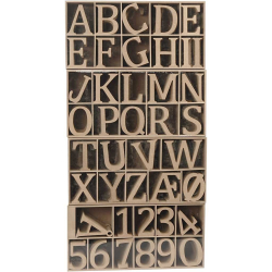 Bogstaver MDF