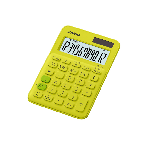 Bordlommeregner CASIO MS-20UC-GN, Lime