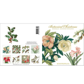 BOTANICAL CHRISTMAS - Kvadratisk kortmappe