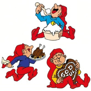 Bramming nisse, tr, vgophng, 60 cm