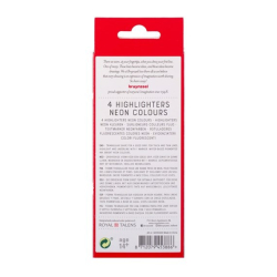 Bruynzeel Overstregningstusch, neon, 4 stk.