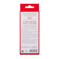 Bruynzeel Overstregningstusch, pastel, 4 stk.