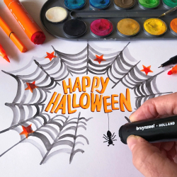 Bruynzell mega stempel tuscher, 10 stk.