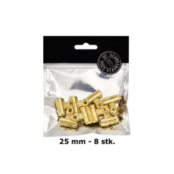 Bulldog klemme - guld