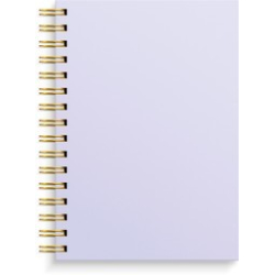 Burde Notesbog med spiralryg, Lilla