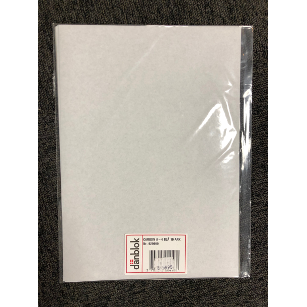 Carbon papir A4, 10 ark, bl