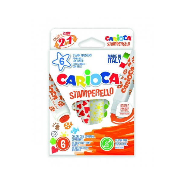 CARIOCA Stempeltusser 6 stk. ass