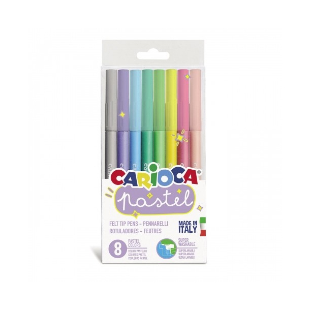 CARIOCA tusser pastel 8 stk.