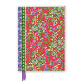 Notesbog - r�d blomster