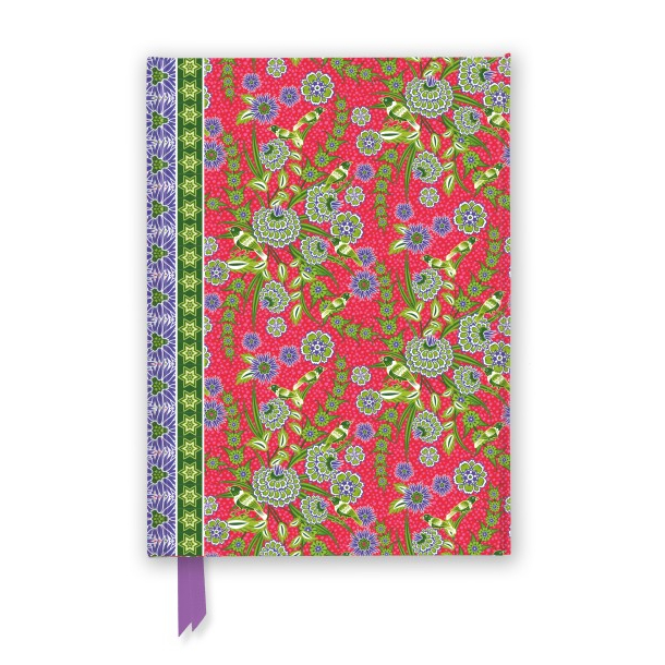Notesbog - r�d blomster