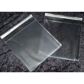 Cellofan Pose 12,5x12,5 cm klar m/limlukning, 100 stk.