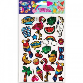 Centrum holografiske stickers, Flamingo