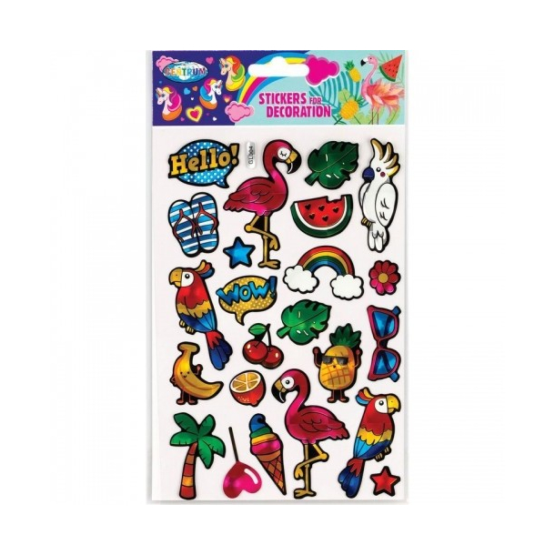 Centrum holografiske stickers, Flamingo