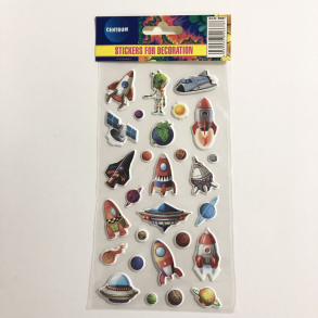 Centrum stickers, Raketter