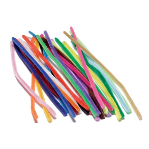 Chenille 6mm x 30cm 26stk ass.