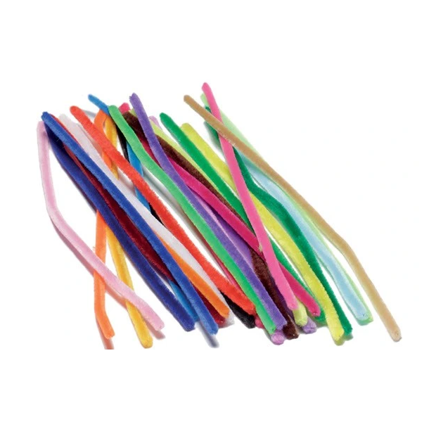 Chenille 6mm x 30cm 26stk ass.