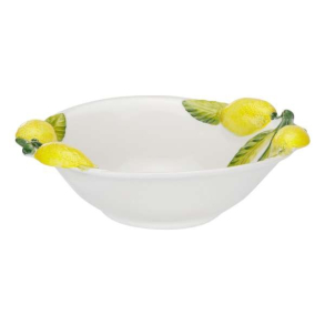 Citron sk�l med 4 citroner 28 x 23 cm