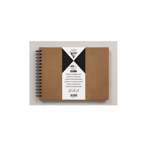 Clairefontaine,  Album To Personalise, 27x20cm