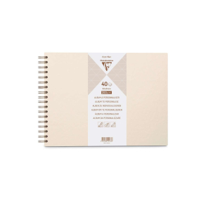 Clairefontaine,  Album To Personalise, 32x24cm, hvid