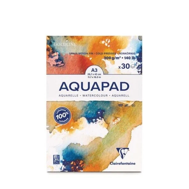 Clairefontaine Goldline Aquapad, A3