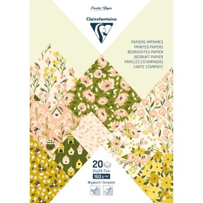 Clairefontaine mnstret papir, 160 g, Forr