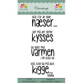 Clearstamps, 4 stk., vinter