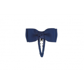 Click double bow, navy