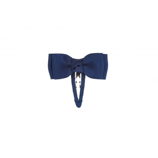Click double bow, navy